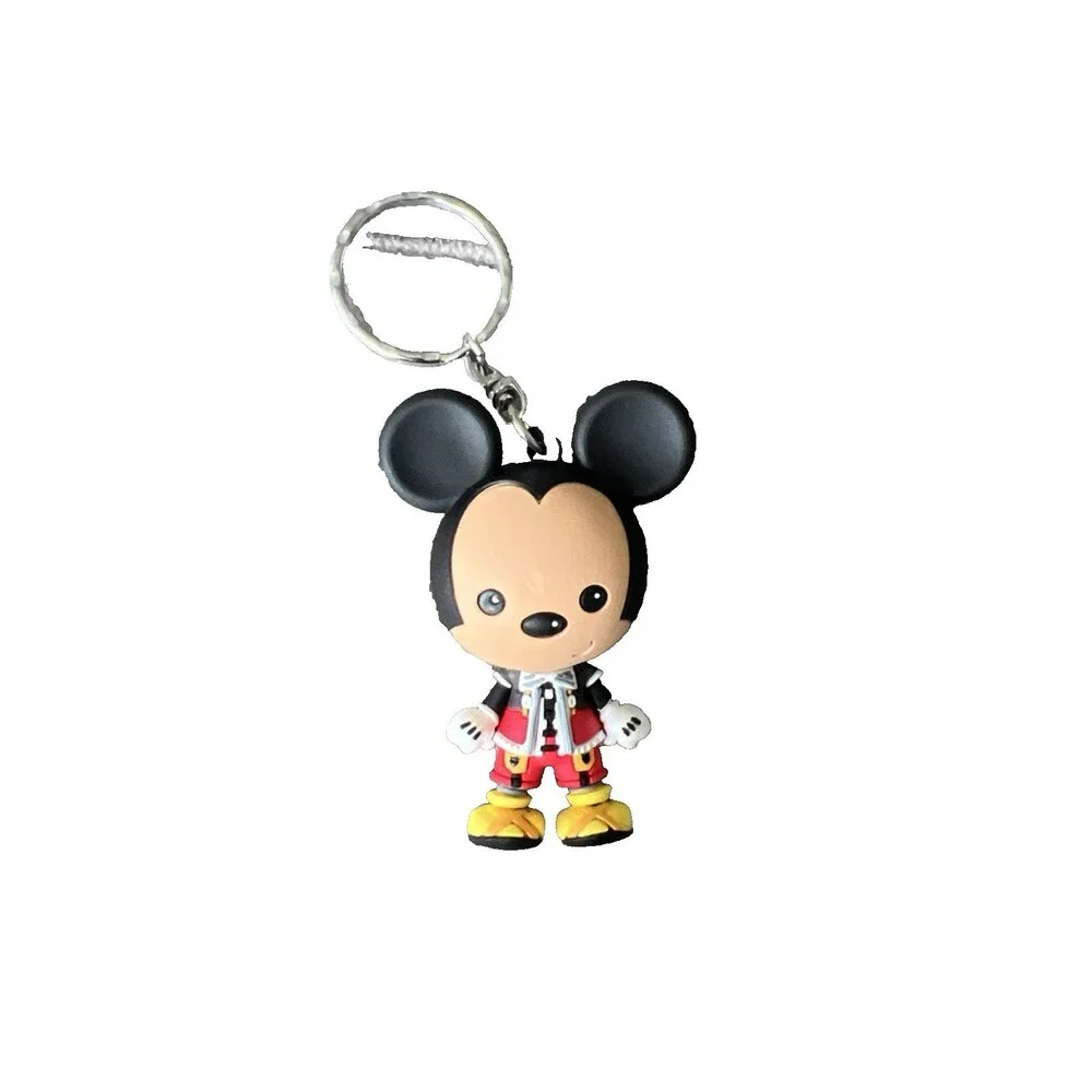 Kingdom Hearts Series 4 3D Monogram Figural  PVC Keychain - Mickey NWOT